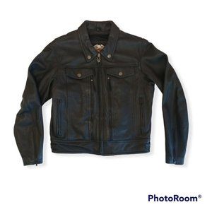 Women's Large L Harley-Davidson Leather Jacket 98122-03VW No Lining